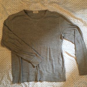 Soft JCrew grey long sleeved shirt